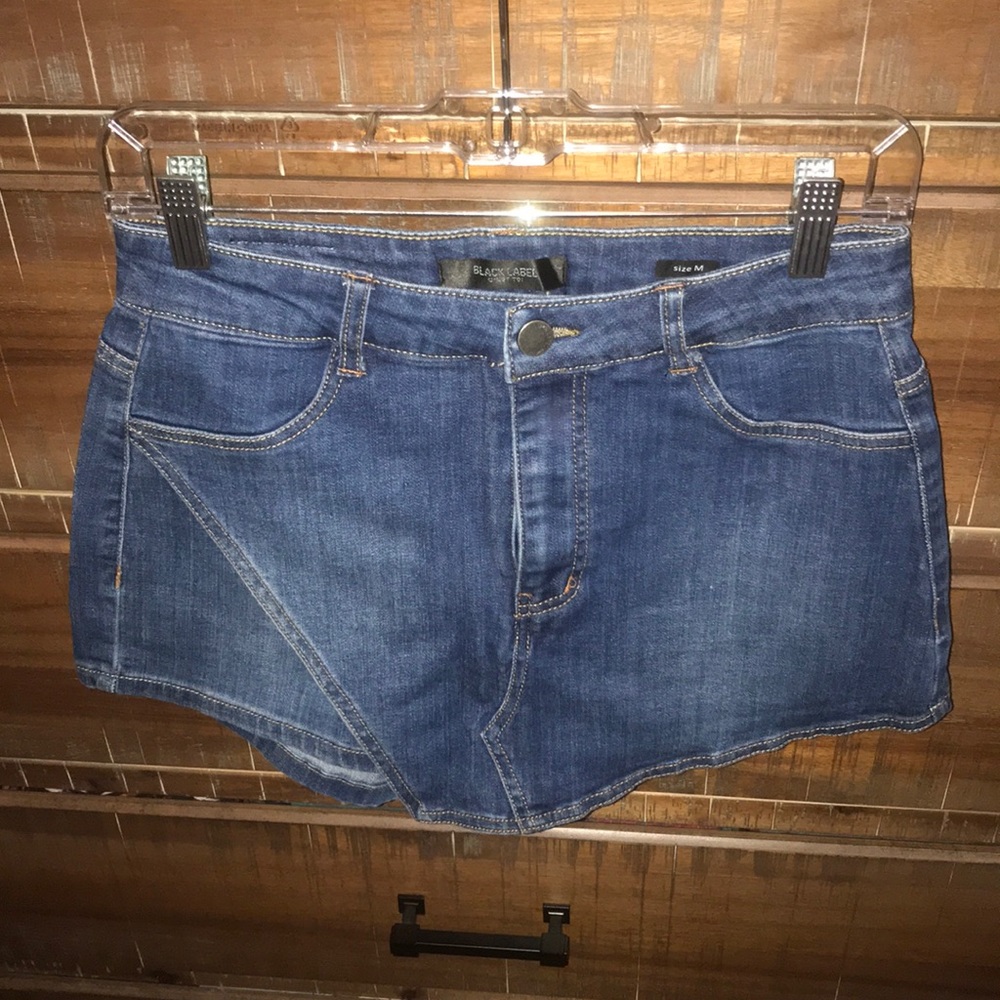Denim skort